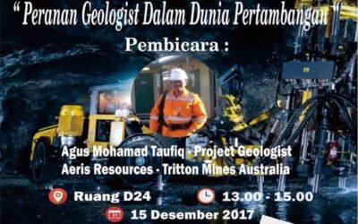 Gerakan Alumni Mengajar #3 “Peranan Geologist dalam Dunia Pertambangan”